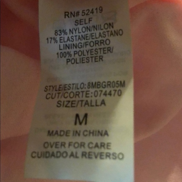 BAR III Ruched low back Cheeky One Piece Swimsuit - Picture 5 of 5